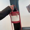 Новая нишевая контрастная цветная строчка, высококлассное ощущение, дизайн сумки-ведра цилиндрической формы, портативная на плечо, сумка-мессенджер, женская сумка