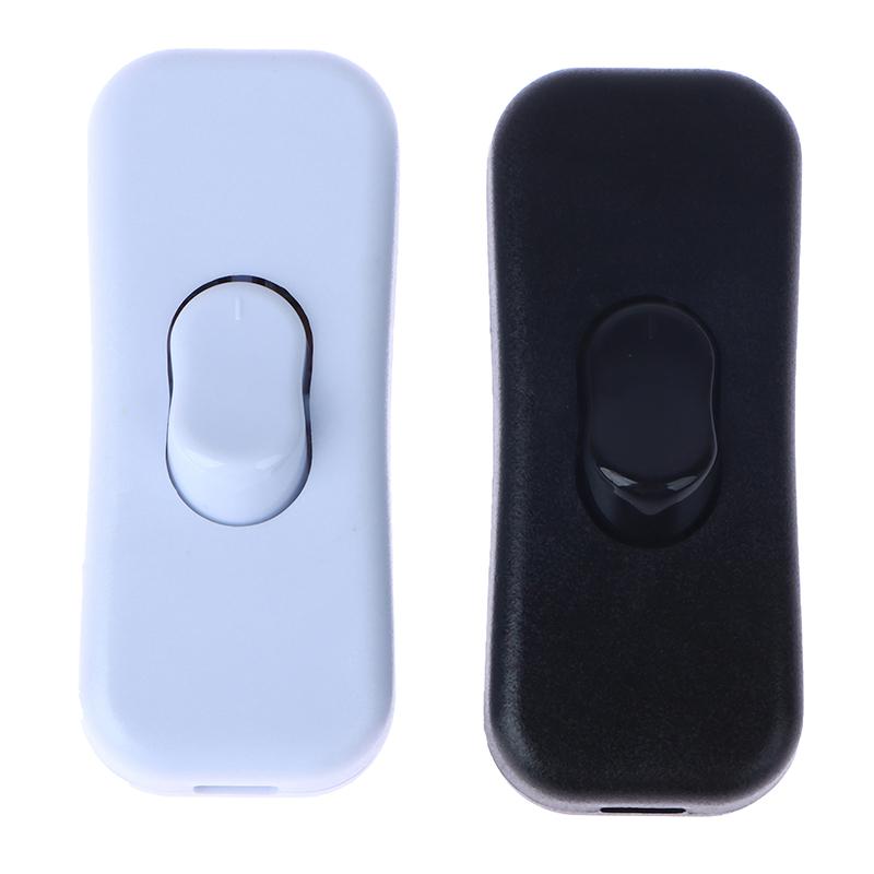 1Pc Light Switch Ac 250V On/Off Table Desk Lamp Cord Toggle Rocker Switches Control For Led Lights Wiring Electric Switch