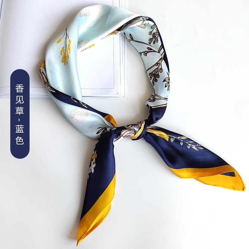 70 квадратных шарф шелковый шарф французский женский высококачественный шарф универсальный подходящий деревенский шарф-рубашка шарф