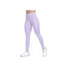 Nike High-Waisted Slim Fit Solid Color Leggings Women Leggings Lilac Black DQ5672-512