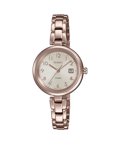 Casio Men's Stainless Steel 50M Water Resistant Analog Quartz Watch SHS-D200CG-4A