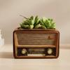 Retro Radio Shaped Flowerpot Creative Succulent Flower Pot Unique Radio TV Potted Plant  Home Decor
