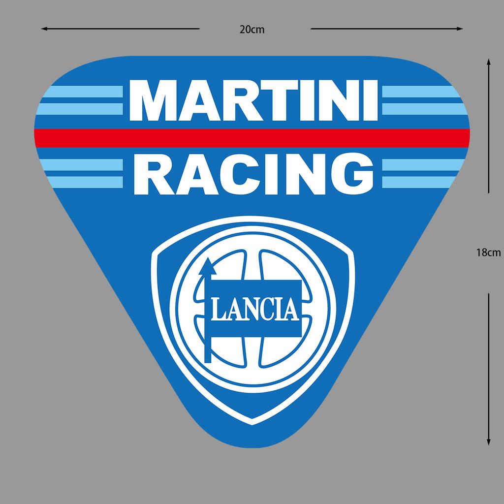 Для наклеек MARTINI Мотокросс Гонки Внедорожник Ноутбук Багажник Мотоцикл Шлем ПВХ Наклейка для Любви Старая Школа LANCIA