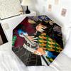 Japanese-style cartoon Demon Slayer Kamado Tanjiro & Kamado Nezuko umbrella including home travel and outdoor activities Multi functional umbrella 16