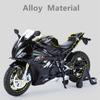 1/12 Модель гоночного мотоцикла BWM S1000RR Версия M Литая металлическая модель кроссового мотоцикла Звук Свет Детская игрушка Подарок