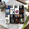 Чехол для телефона Band 'История до сих пор' Для iPhone17,16,15,14,13,12,11 Plus,Pro Max Конфетный Серебряное Покрытие Внутренняя Крышка