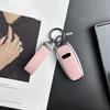 Металлическая кожаная крышка-чехол-держатель брелок для автомобильного пульта ДУ для A4L A5 A6L A7L Q4 E-trom Q5 Q6 Q7 Q8 RS6 RS7 S4 S6 S7 Q3