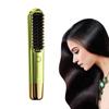 Беспроводной выпрямитель для волос с защитой от ожогов, 3-скоростной светодиодный дисплей температуры, зарядка через USB, выпрямитель для волос