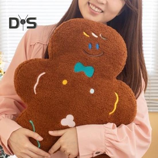 Пряничный человечек плюшевая игрушка мягкая рождественская кукла печенье для детей плюшевое праздничное украшение подарок на день рождения для мальчиков и девочек