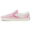 Vans Classic Slip-On Checkerboard - Pink Unisex Sneakers True-White VN000BVZBJ1