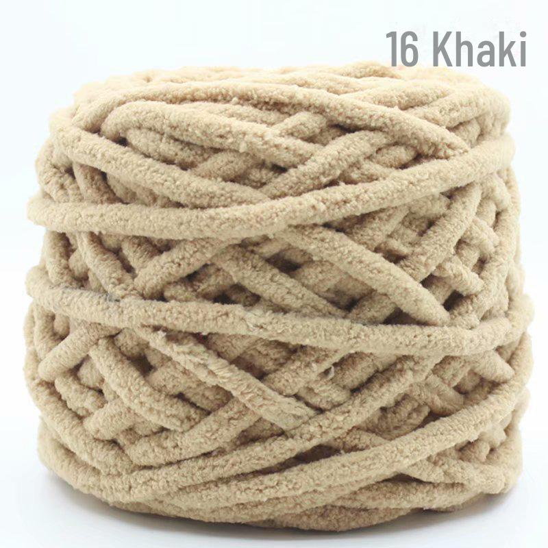 Толстая пряжа Ice Wool для вязания одеял, тапочек, шейных платков и шарфов