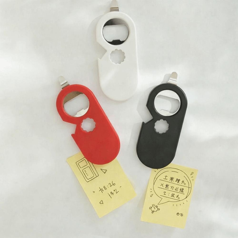 1/3PCS Lightweight Magnetic Bottle Opener 5-In-1 Fridge Magnet Opener Box Opener Kitchen Tool