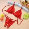 Sex Underwear Free Small Three Points Sexy Women Transparent Lace Bra Underwear Seduction Split Suit
