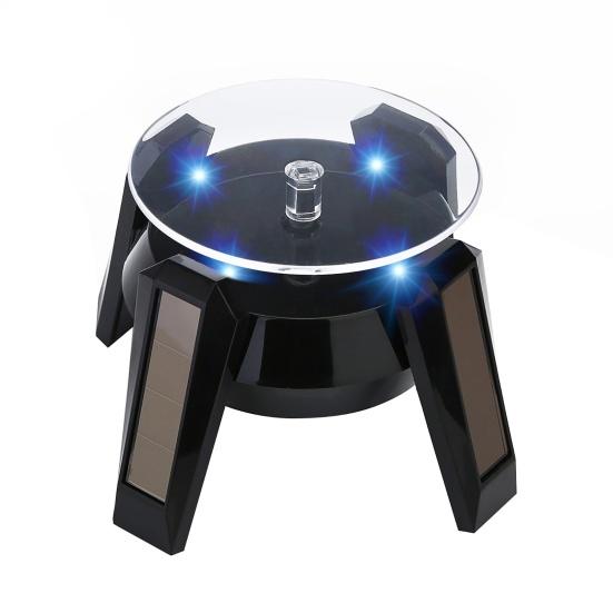 Дирижабль НЛО Вращающаяся Подставка Дисплей 360 Градусов Солнечная Двойного Назначения Автоматический Поворотный Столик для Витрины