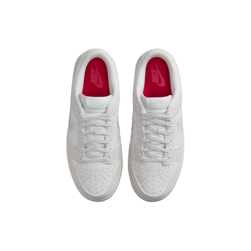 Nike Женские кроссовки Dunk Low Iridescent Swoosh кремового цвета с парусом Siren-Red HF5074-133
