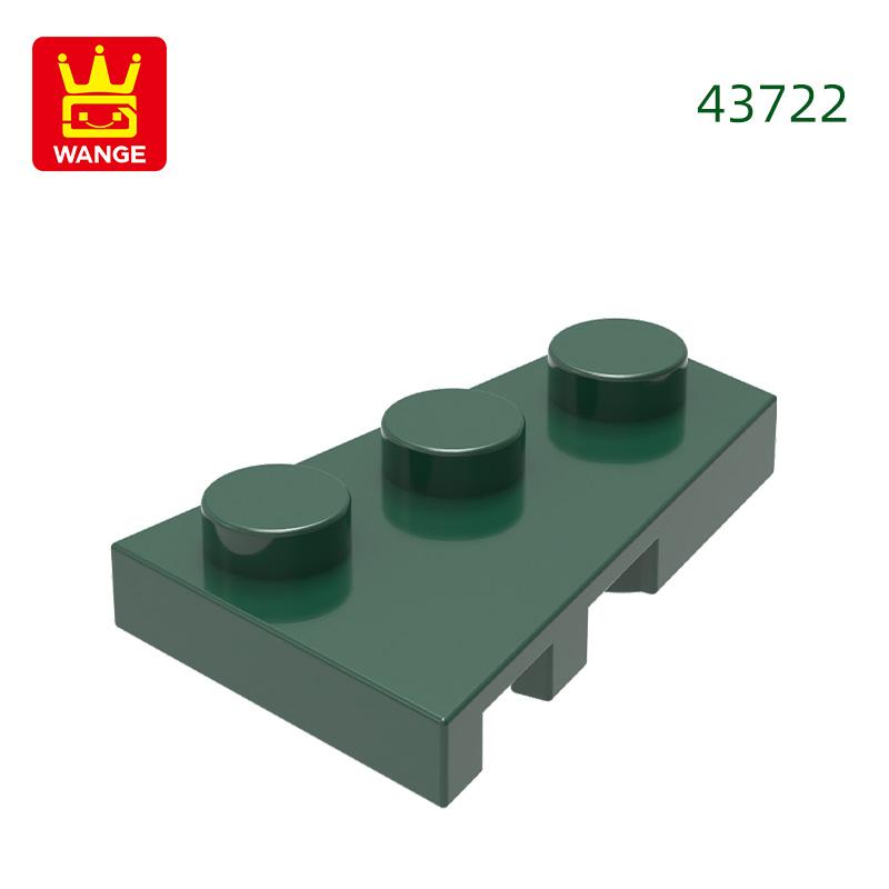 158 шт./лот 43723 2x3 Правый клин-пластина Строительные кубики Аксессуары MOC Совместимо с Фигурирующими кубиками Детские игрушки Идея для подарка Коробка