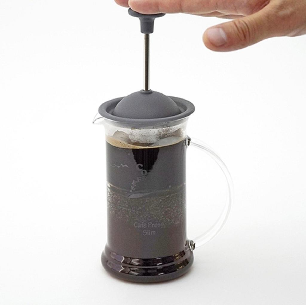 HARIO Cafe Press Coffee & Tea Press, 1-2 cups, Black, CPSS-2TB