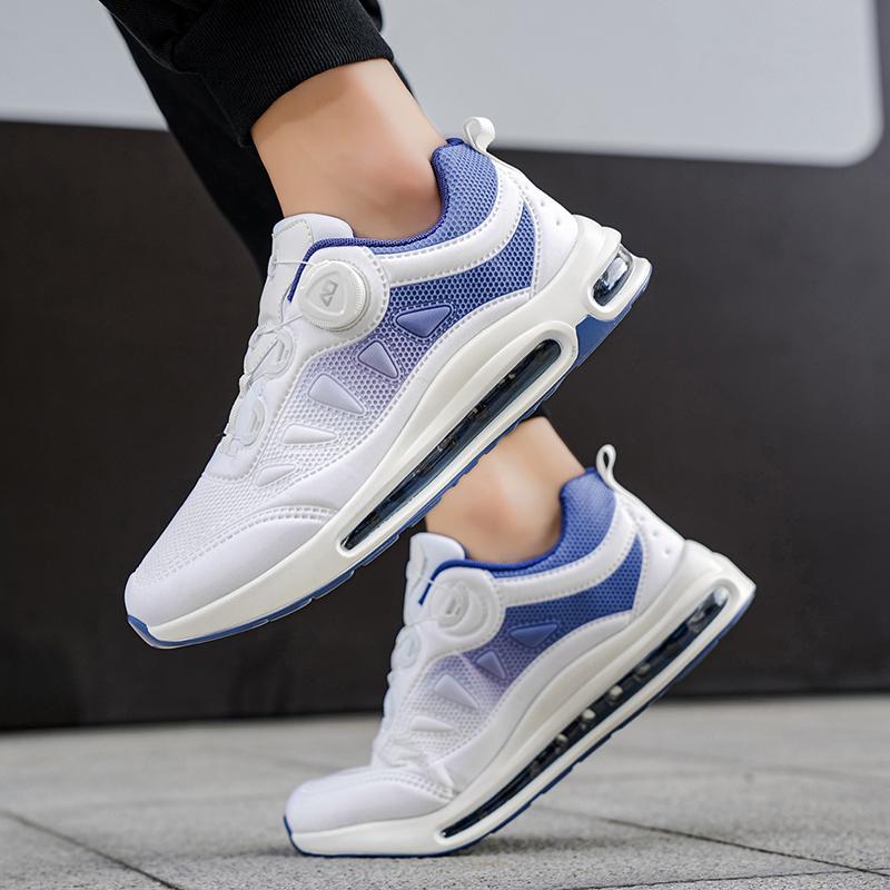 Мужские кроссовки для бега с амортизацией, молодежные, противоскользящие, износостойкие, для путешествий, спортивные, осенние, на липучках