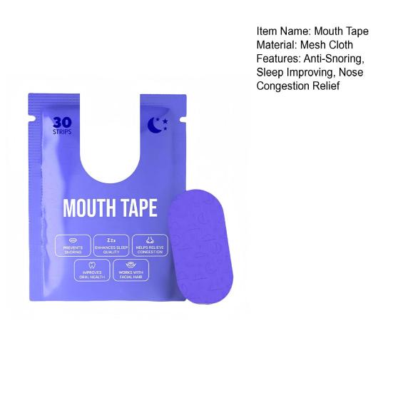 60 шт. Пластырь для сна против храпа, облегчающий заложенность носа, дышащий, гипоаллергенный, безболезненный, для снятия сна