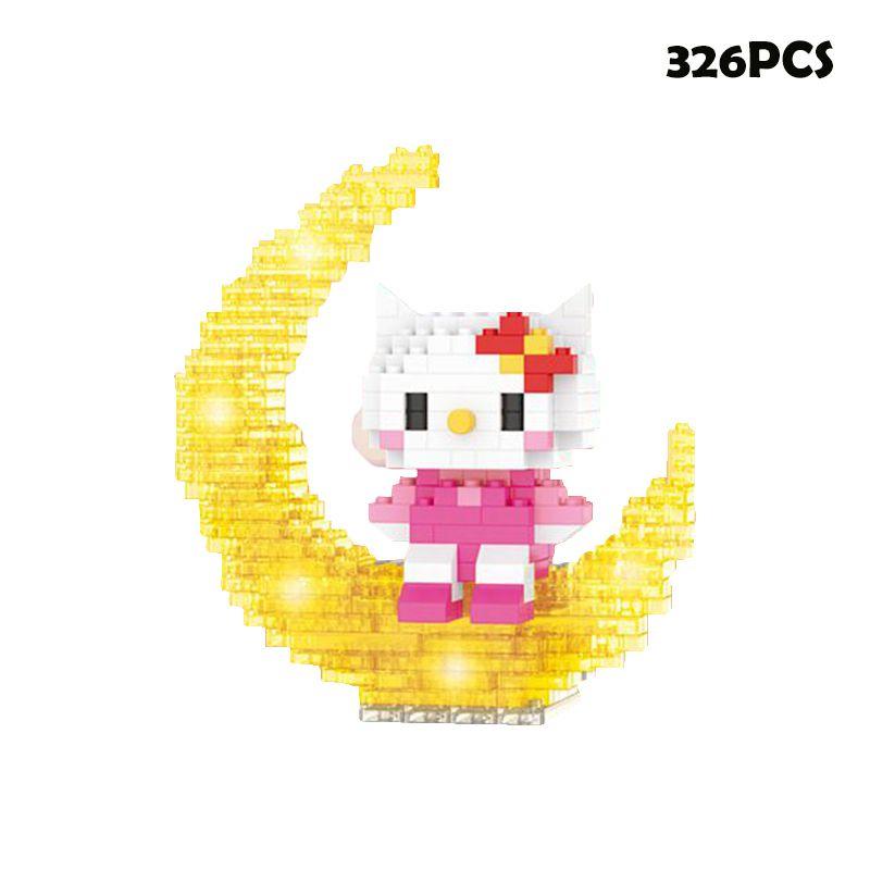 Exquisite Disney Cartoon Doll Model Micro Building Blocks Set For Kids
