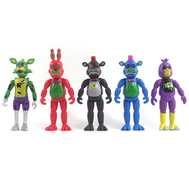 Красочная коллекция из 5 фигурок Five Nights At Freddy's для детей