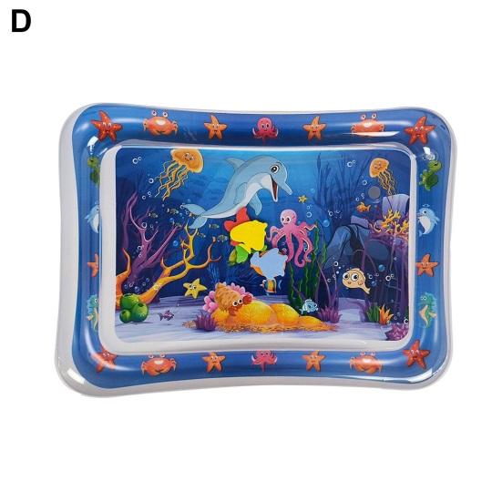 Водный сенсорный игровой коврик, интерактивные игрушки для кошек, коврик для самостоятельной игры с надувным рисунком морских животных