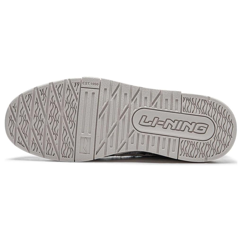 Li Ning 001 Btc Премиум Повседневные Универсальные Амортизирующие Нескользящие Износостойкие Низкие Кроссовки Мужские Кроссовки Черные Белые AGCT495-3