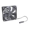 Versatile 12V Solar Exhaust Fan Efficient Cooling for Greenhouses and Attics with Reliable 10W Power Source