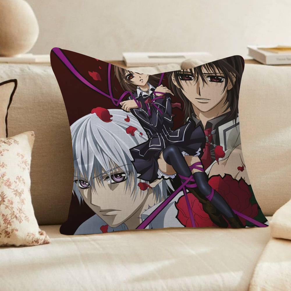 PC Anime VVampire Knight Cushion Cover Car Throw Pillow Case For Sofa Car Christmas Gift