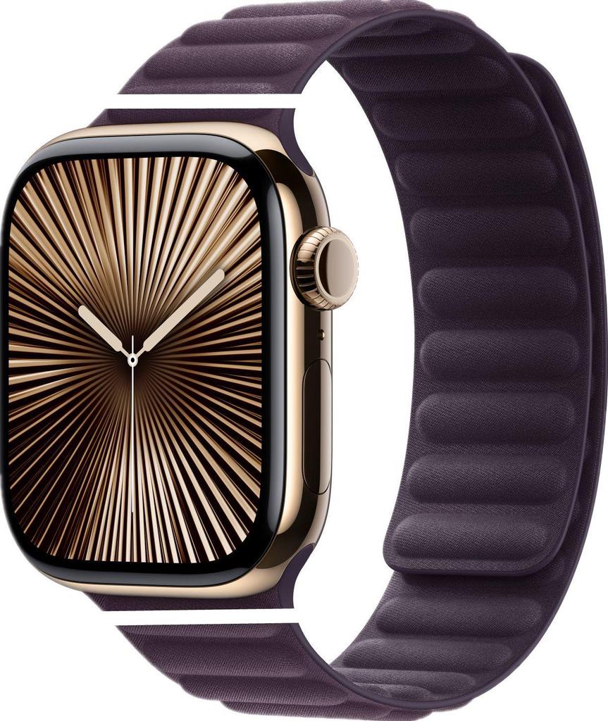 Apple Watch Fine Woven Twill Leather Magnetic Band for Series 5-9 & SE