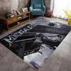 M-Megadeth Band Floor Mat INS Style Soft Bedroom Floor House Laundry Room Mat Anti-skid Bedside Area Rugs