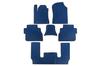 EVA Mats 3 Rows (Blue) Middle Row - Passage for Toyota Sequoia 2007-2022