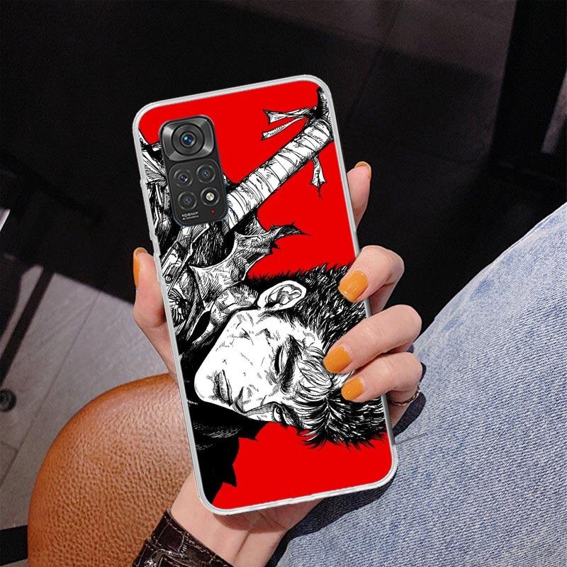 Уникальный чехол для телефона G-Guts B-Berserks Anime для Xiaomi Redmi Note 15 14 14S 13 Pro Plus 12 12S 11S 11E 10S 10 11T 5G