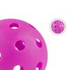 4 Pcs Durable 40 Holes Pickleball Balls High Elasticity Pickle Balls for Standard Pickleball Sport Training Practice