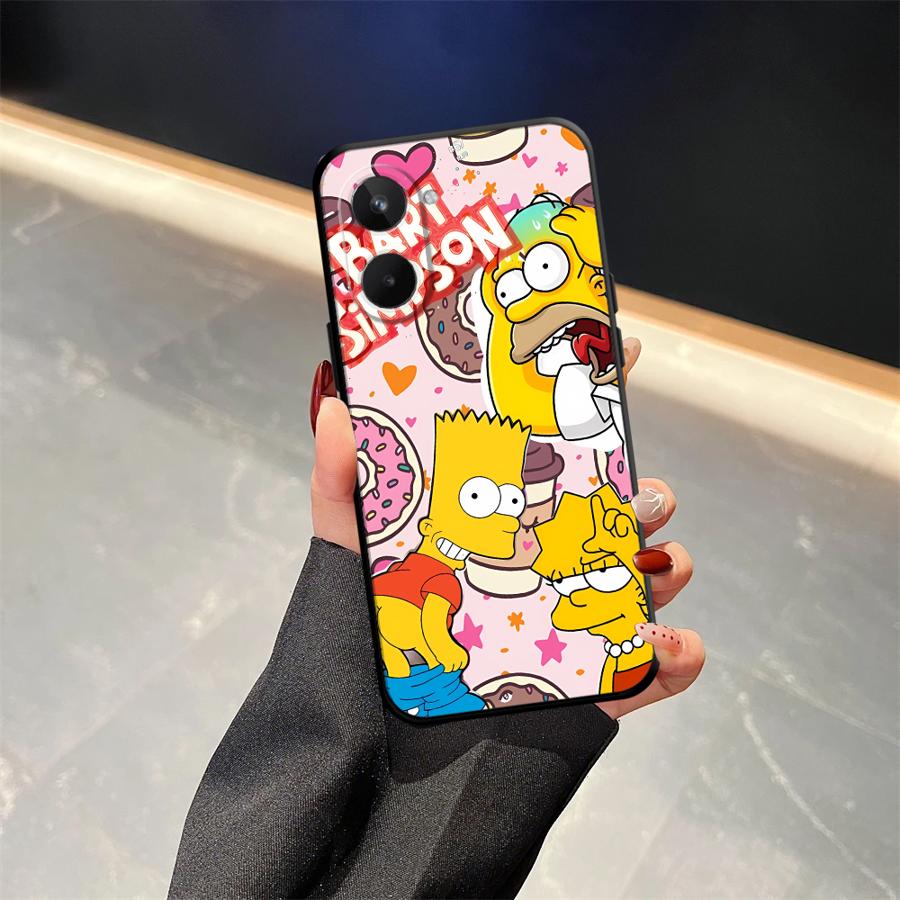 Чехол для телефона S-simpsons для Realme C21 Nazro 50 50i P3 Ultra 11 Pro C33 C35 C53 C55 12 14 GT Master Neo2 C25 C15 C12
