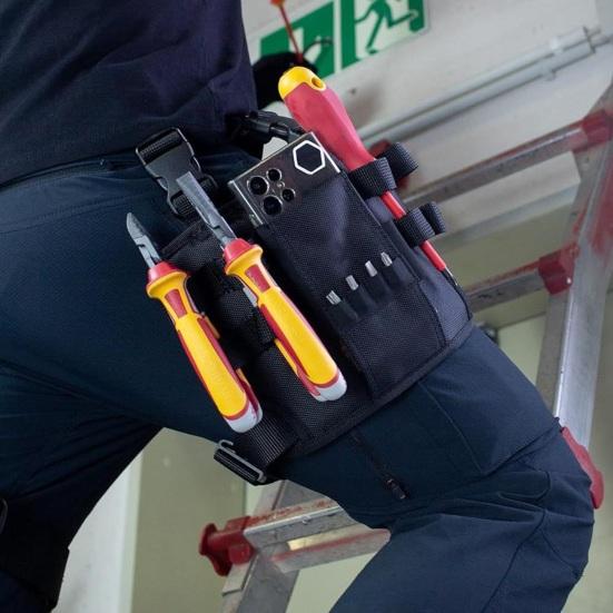 Сумка для инструментов на поясе, большая вместимость, кобура Z Tool Pouch с зажимом для ремня, износостойкая