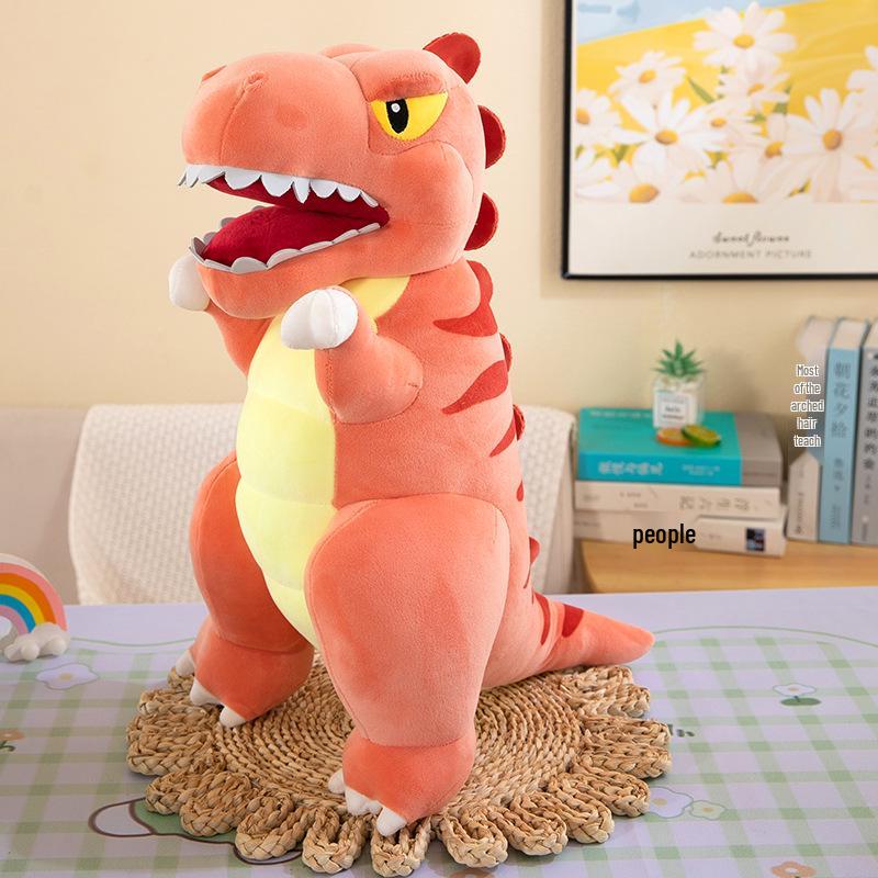 Large Tyrannosaurus Rex Plush Toy - Soft Pillow & Comforting Stuffed Animal for Kids