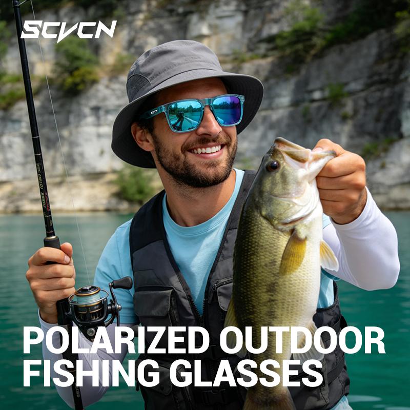 SCVCN UV400 Women Outdoor Fashion Sports Goggles Polarized Bicycle Cycling Sunglasses Men Sunglasses Professiona Fishing Glasses 7