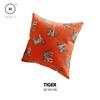Homlly Orangey Printed Pillow Cushion Cover (X2PCS)