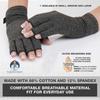 Unisex Therapy Gloves Compression Ease Muscle Tension Relieve Carpal Tunnel Aches Joint Pain Relief Half Finger Gloves