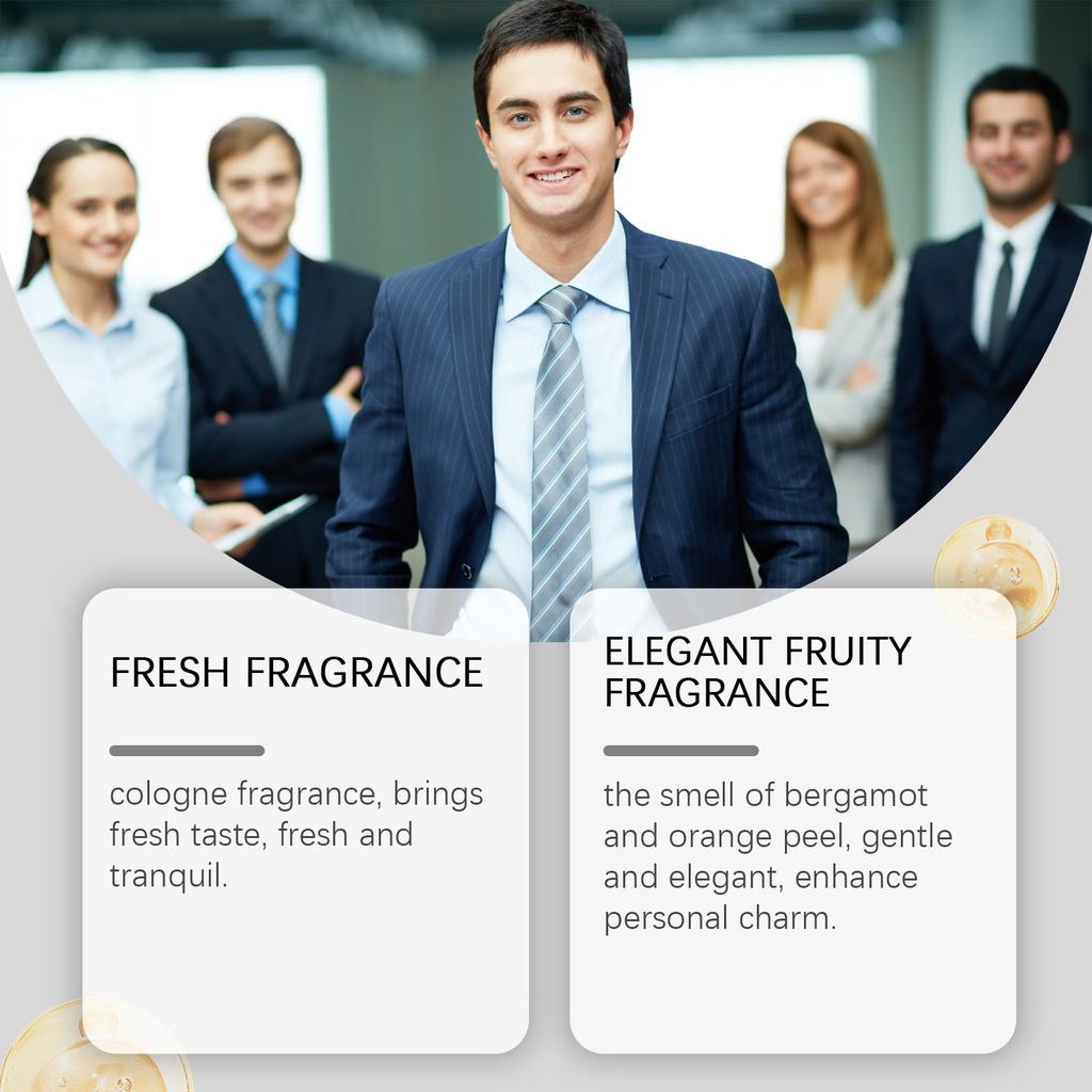 Одеколон Charm для мужчин, каждый день источает уникальный шарм, свежий, стойкий одеколон 15 мл