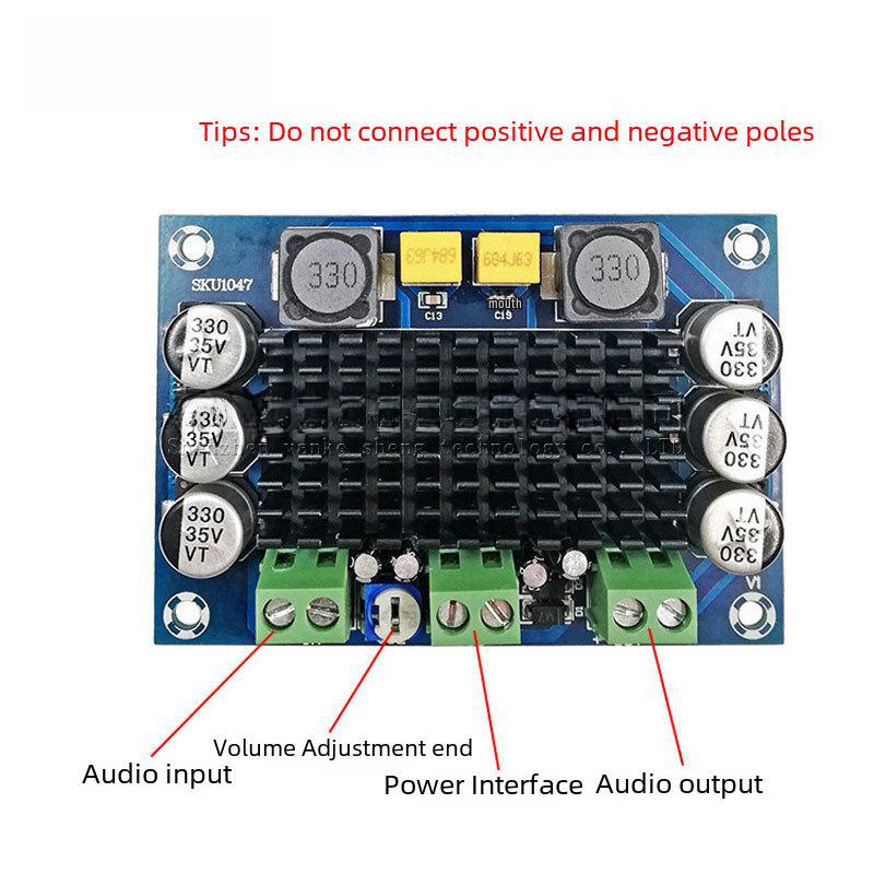 Плата цифрового усилителя Mono 100 Вт TPA3116D2, 12-26 В