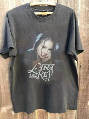 Футболки Lana Del Rey Музыка Альбома Lana Del Rey Угольно-серый Унисекс Футболка KH7006 Унисекс Футболка