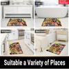 Anime Straw Hat Crew Party Doormat, Cartoon Character Non-slip Floor Mat, Decorative Entrance Rug for Home Living Room Bedroom