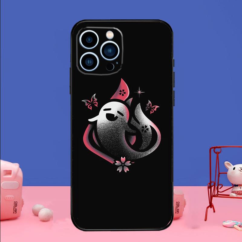 Чехол для телефона Genshin Impact Ху Тао Призрак Для iPhone 17 16 14 13 12 11 15 Pro Max mini 15 16 Plus 16e 17 Air Защитный бампер