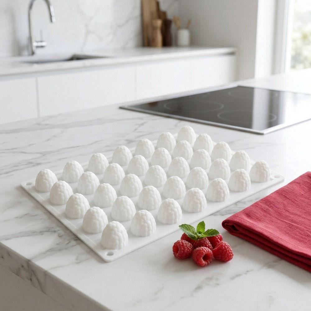 Reusable Mousse Cake Mold 35-Cavity Chocolate Dessert Mold High-quality Silicone Mold  Kitchen