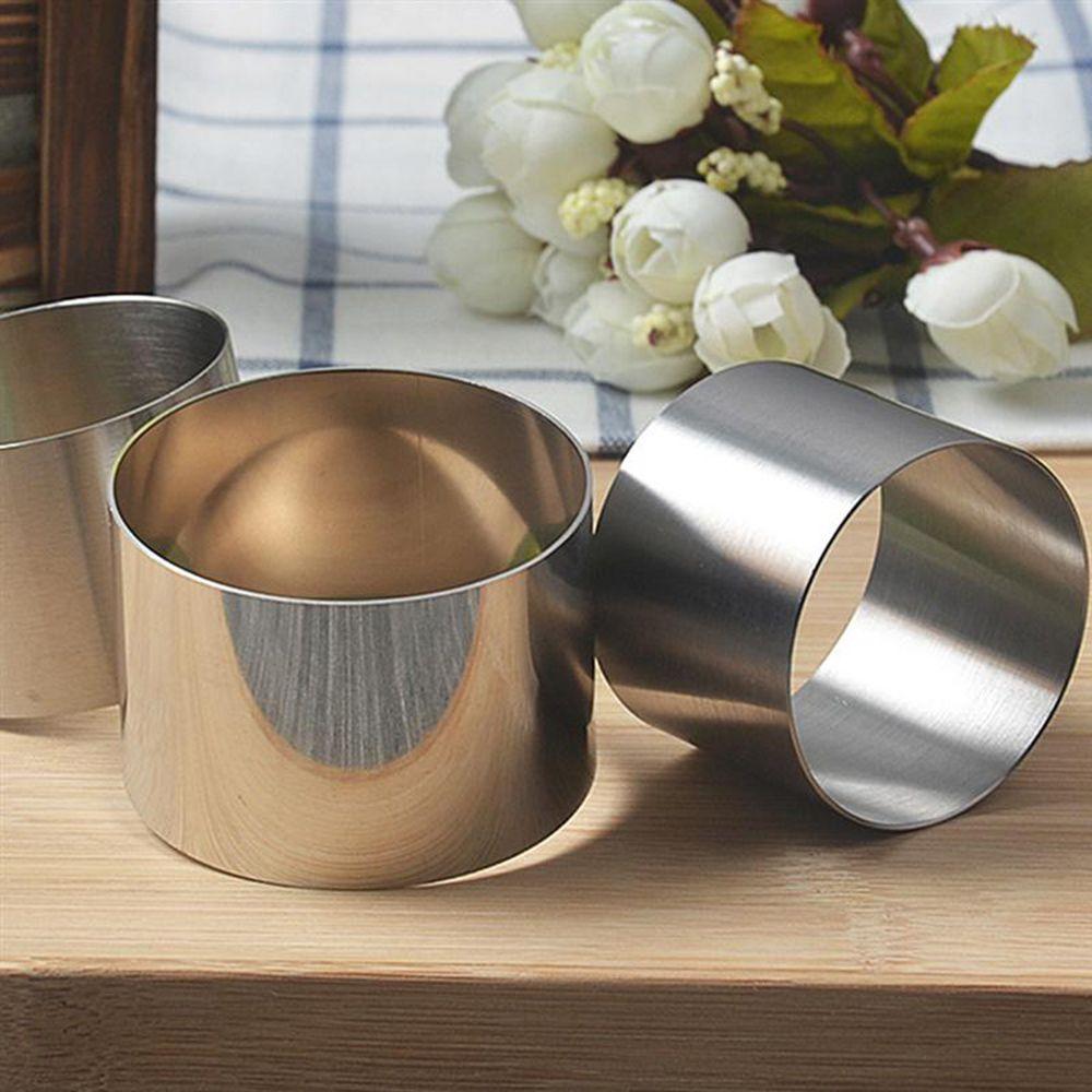 New Pastry Tool Decorating Mousse Ring Stainless Steel Cake Mold Mini Round