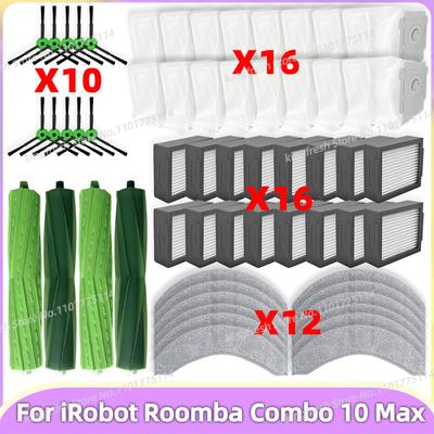 Подходит для iRobot Roomba Combo 10 Max, iRobot Roomba COMBO J7+ / J9+ Запчасти для пылесоса Основной валик Боковая щетка Фильтр Насадки для швабры Пылесборник