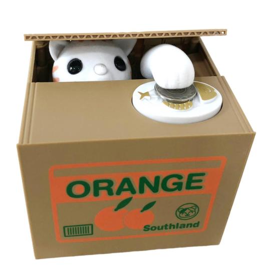 Копилка, автоматическая кража денег, копилка для монет, жадный кот, копилка, монеты США, совместимая коробка для экономии денег для детей