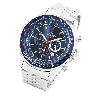 Часы Swiss Tritium Chronograph 100m Water Resistant Pilot Watch [Rad Weather] Мужские (Темно-синий)